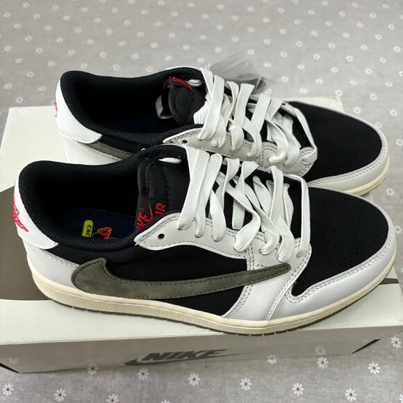 Jordan 1 Retro Low OG SP Travis Scott Olive - Picture 2 of 6